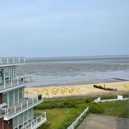 Traumhafte Ferienwohnung - Direkter Meerblick - 50M Zum Strand In Cuxhaven Duhnen In 1A Lage Im Haus Seehuette Luaran gambar